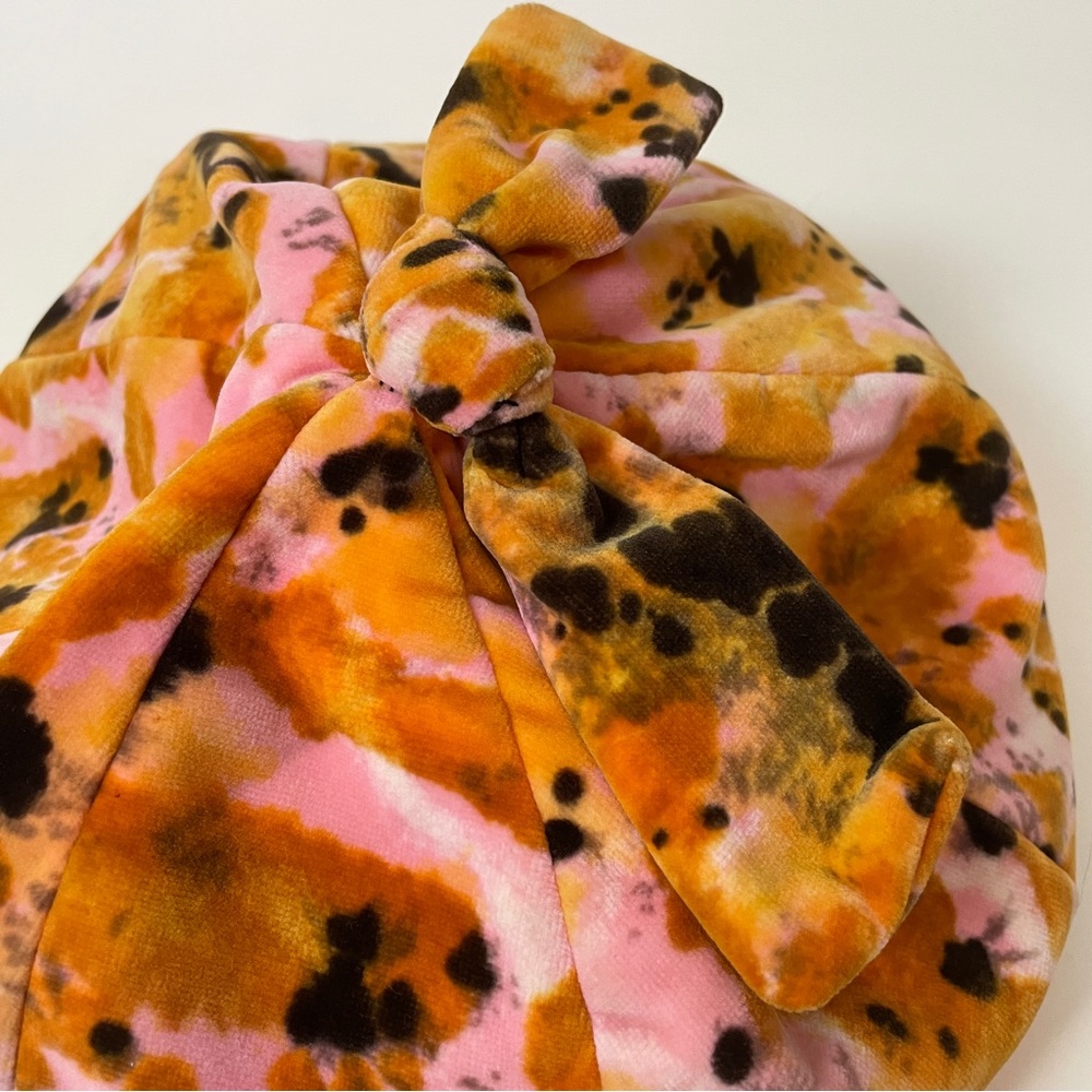 Vintage Velour Calico Hat